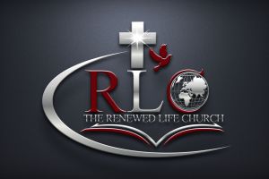 Church logo showing a cross rising over a sunrise with the words The ReNewed Life Church in bold letters. The design conveys a warm and uplifting atmosphere, suggesting hope and renewal within a welcoming church community.